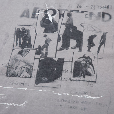 Camiseta de Algodón Puro con Diseño de Sombra Creativa para Hombre - Image 3