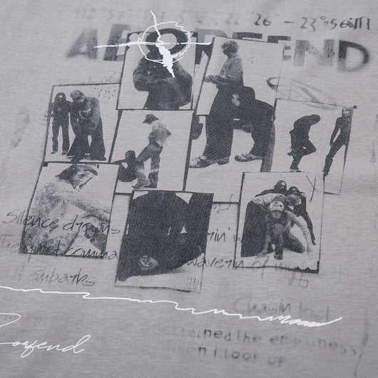 Camiseta de Algodón Puro con Diseño de Sombra Creativa para Hombre - Image 3