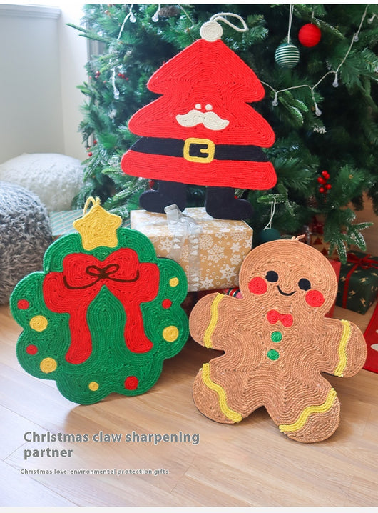 Rascador para Gatos de Sisal Navideño - Resistente y sin Pelusa - Image 10