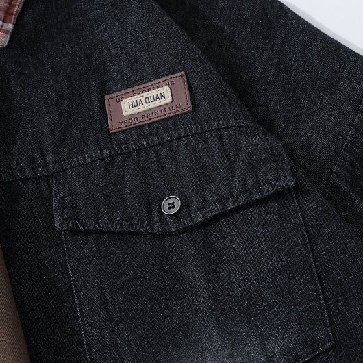 Camisa Denim Suelta Verano para Hombre - Image 4