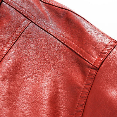 Chaqueta de Cuero Cropped para Hombre y Mujer - Estilo Urbano Moderno - Image 34