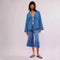 Chaqueta Camisa Denim Lavado con Bolsillos y Mangas Largas