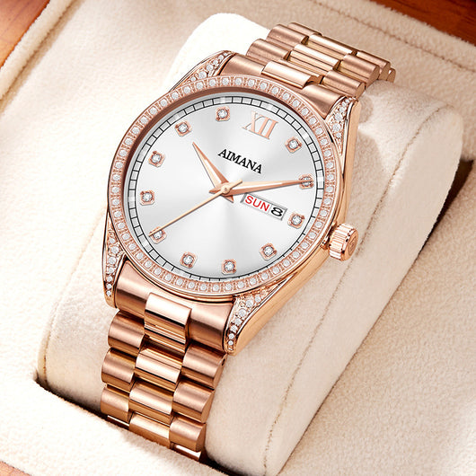 Reloj de Mujer Diamond Disc Cuarzo Serie Log - Image 11