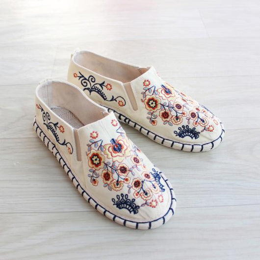 Zapatos Hanfu Respirable con Tacón Bajo para Mujer - Image 9