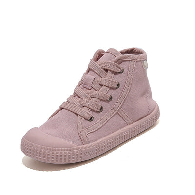 Tenis Canvas Infantiles de Suela Suave Estilo Coreano Primavera Otoño - Image 8
