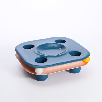 Comedero Interactivo para Gatos con Juguete de Pista Integrado - Image 5