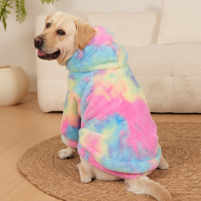 Suéter para Perro Tie-Dye Arcoíris con Patrón de Conejo - Image 4