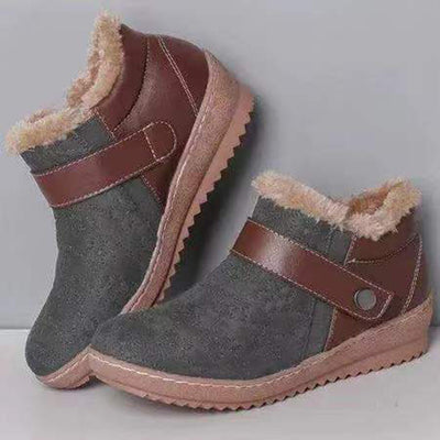 Botas de Nieve Talla Grande con Forro Polar y Punta Redonda - Image 7