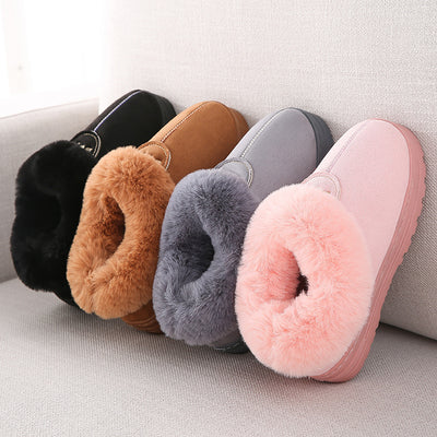 Pantuflas de Algodón con Tacón Grueso - Comodidad Térmica para el Hogar - Image 12