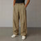 Calça Masculina Casual Reta de Cor Lisa