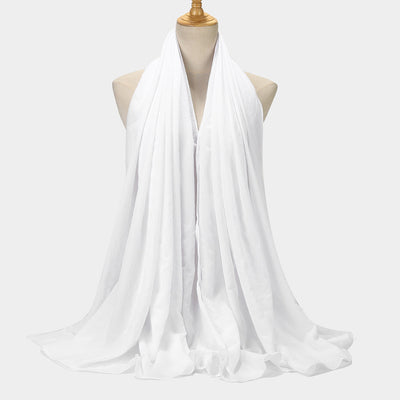 Pañuelo Cuadrado de Algodón y Lino - Diseño Liso y Versátil - Image 7