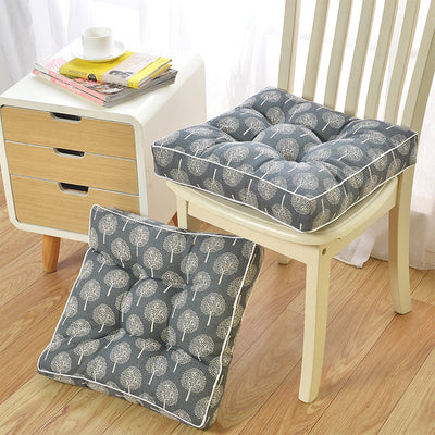 Cojín Tatami de Algodón y Lino Grueso - Image 3