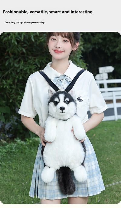 Peluche Simulado de Husky - Juguete de Bolsa Interactivo - Image 21