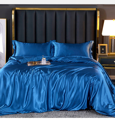 Juego de Cama Satén Doble Faz - Funda Nórdica y Sábanas de Seda Artificial Premium - Image 9