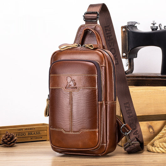 Bolsa Cruzada para Hombre - Mochila de Pecho con Bandolera