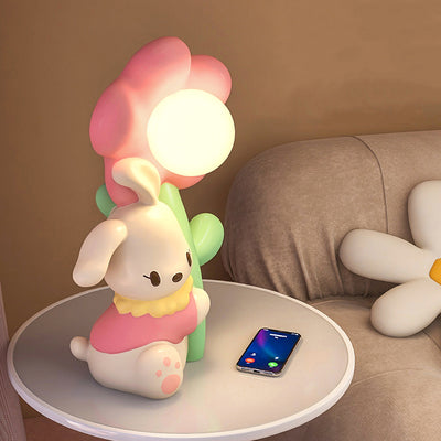 Lámpara de Mesa Luminosa con Flores Creativas - Diseño Moderno y Elegante - Image 5