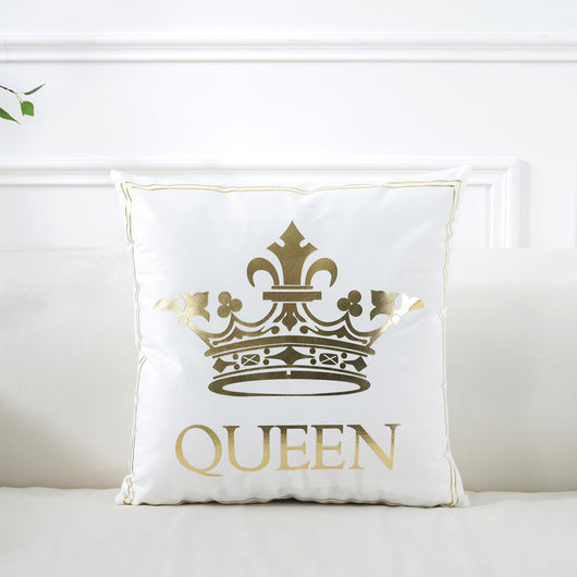 Funda de Almohada Dorada Super Suave para el Hogar - Image 12