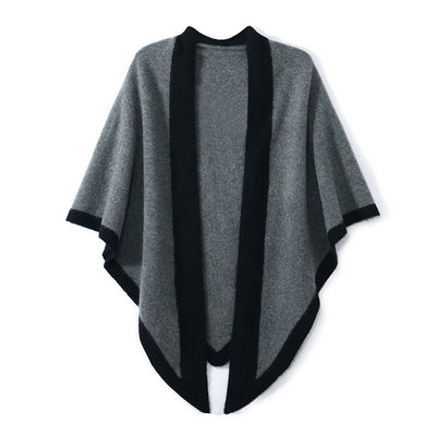 Chal Triangular Oversized en Lana Pura - Image 3