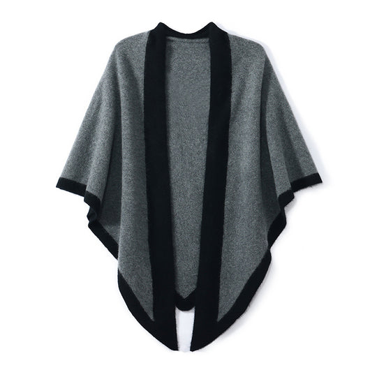 Chal Triangular Oversized en Lana Pura - Image 3