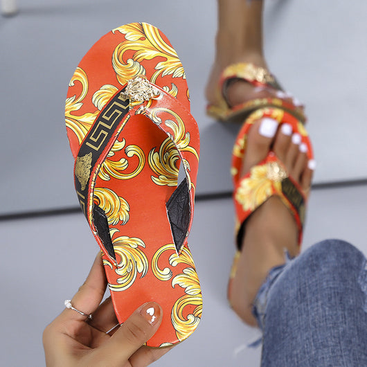 Sandalias Planas Estampadas para Mujer - Comodidad de Verano - Image 2