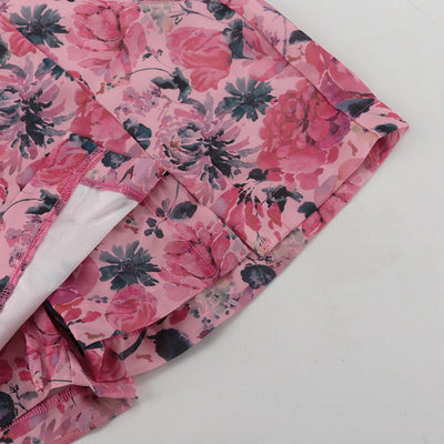 Conjunto de Dos Piezas: Blusa Elegante con Solapa y Falda Corta para Mujer - Image 12