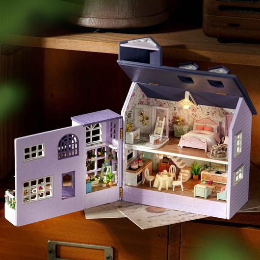 Miniatura de Casa Artesanal de Madera - Colección Adorable para Decorar - Image 17