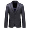 Chaqueta de Traje Casual Ejecutivo Otoño Rayas Flores Talla Grande Hombre