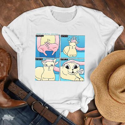 Playera Unisex Estampado Patitas de Gato - Diseño Trendy para Hombre y Mujer - Image 34