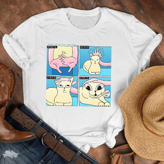 Playera Unisex Estampado Patitas de Gato - Diseño Trendy para Hombre y Mujer - Image 34