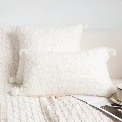 Almohada de Peluche con Bola Decorativa para Otoño e Invierno - Image 3