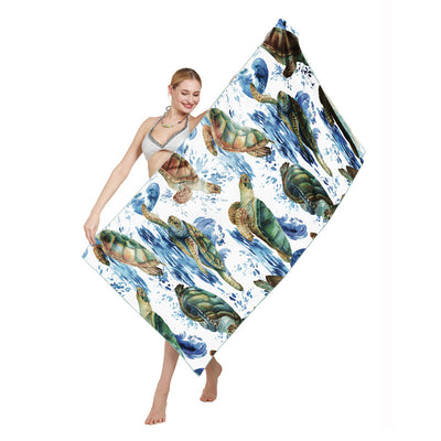Toalla de Playa Secado Rápido con Estampado Duplex - Image 18