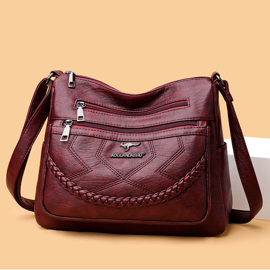 Bolso de Hombro de Cuero Suave para Mujer - Capacidad Extra Grande - Image 4