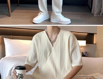 Traje Británico de Dos Piezas con Camisa de Cuello Diseñado - Image 18