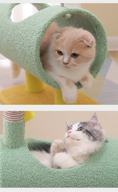 Árbol Rascador para Gatos con Plataforma de Salto y Cuerda Sisal - Image 7