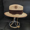 Sombrero de Paja con Cadena Dorada - Protección Solar Casual