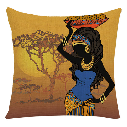 Funda de Cojín Decorativa Africana para Cama y Auto - Image 6