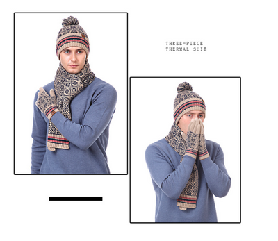 Conjunto de Abrigo Invernal: Gorro, Bufanda y Guantes de Acrílico - Image 8