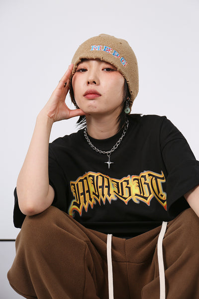 Camiseta Retro de Algodón Estampada para Mujer - Estilo Americano Clásico - Image 15
