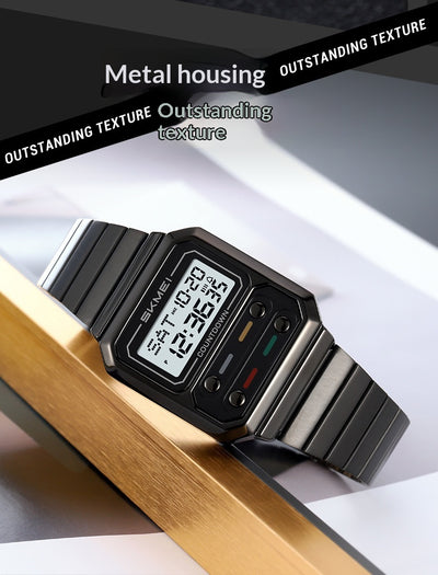 Reloj Digital Retro Multifuncional Resistente al Agua - Image 19