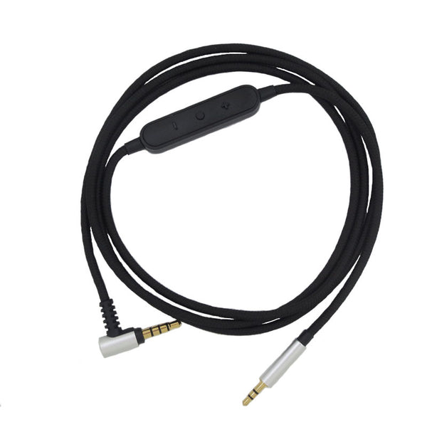 Cable Universal para Audífonos con Control y Micrófono 2.5mm