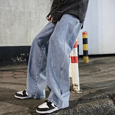 Jeans Rectos Holgados Diseño Americano para Hombre - Image 18