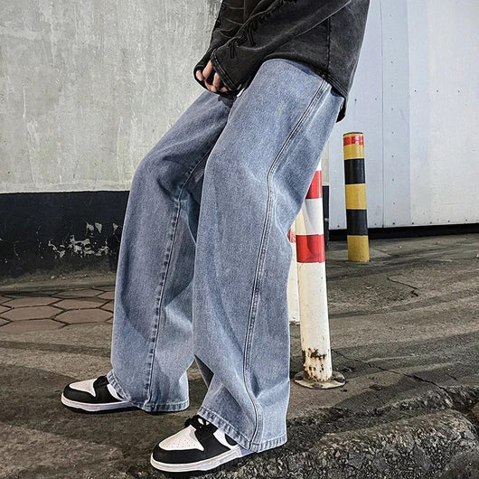 Jeans Rectos Holgados Diseño Americano para Hombre - Image 18
