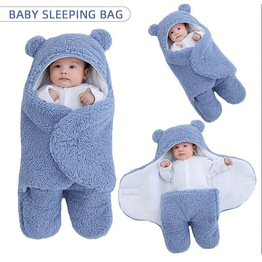 Saco de Dormir Térmico para Bebé con Almohada Removible - Diseño Osito - Image 9