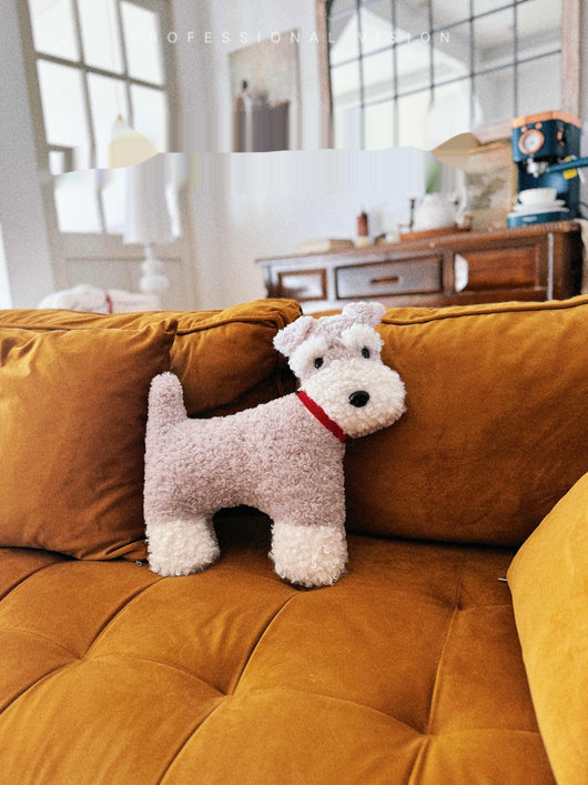 Llavero Peluche Schnauzer Adorable - Colgante para Mochila y Bolsas - Image 13