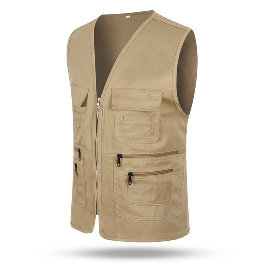 Chaleco Multibolsillos Unisex de Poliéster-Algodón - Image 17