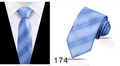 Corbata Casual Ejecutiva de Poliéster Jacquard para Hombre - Image 62