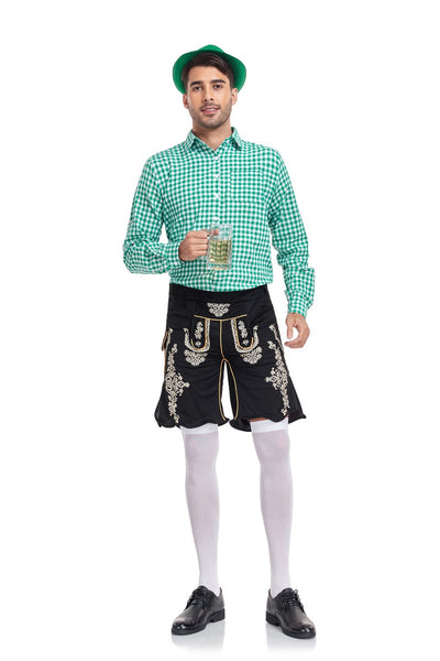Camisa Cuadros para Festival de Cerveza - Estilo Clásico Masculino - Image 11