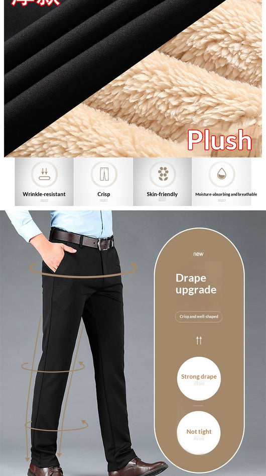 Pantalones Casuales Ejecutivos Stretch Corte Recto para Hombre - Image 15