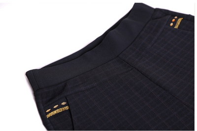 Pantalones Negros Talla Grande para Mujer con Cintura Ajustada y Corte Recto - Image 23