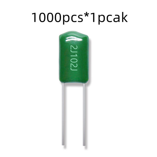 Capacitor Mylar Inline 102J 630V - Paso 5mm para Aplicaciones Electrónicas - Image 5